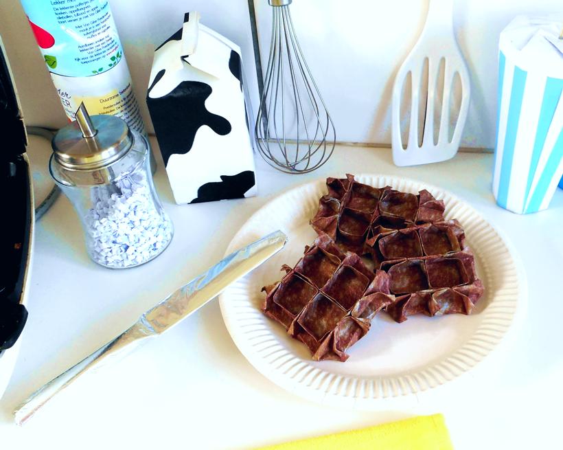 Chocolade wafelkoekjes Chocolade wafelkoekjes