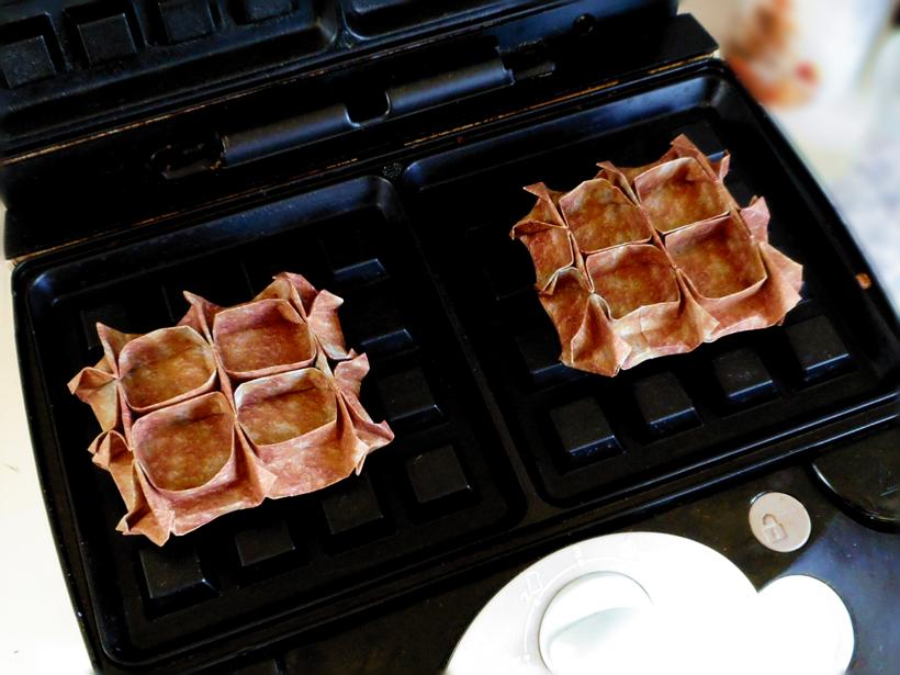 Origami Waffle Cookies Origami Waffle Cookies