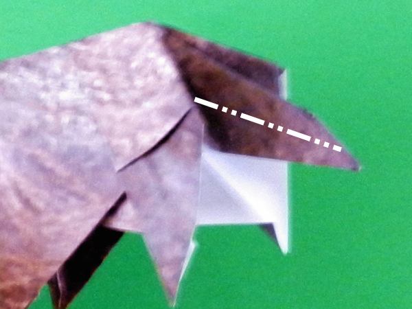 Origami zwijn maken