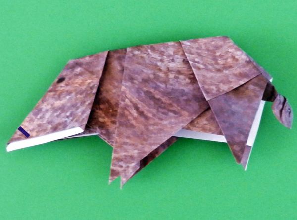 Origami zwijn maken Origami zwijn maken