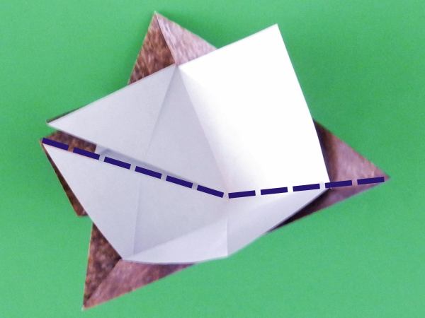 Origami zwijn maken