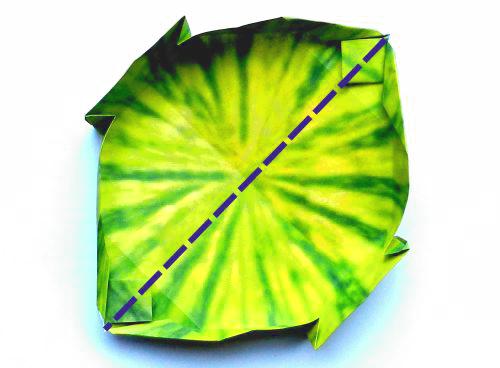 Make Origami Watermelon slices