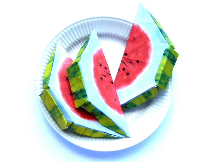 Origami Watermelon slices