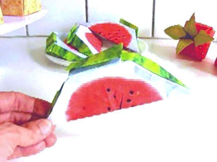 Origami Watermelon