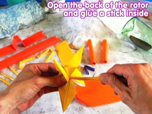 Make a paper windmill