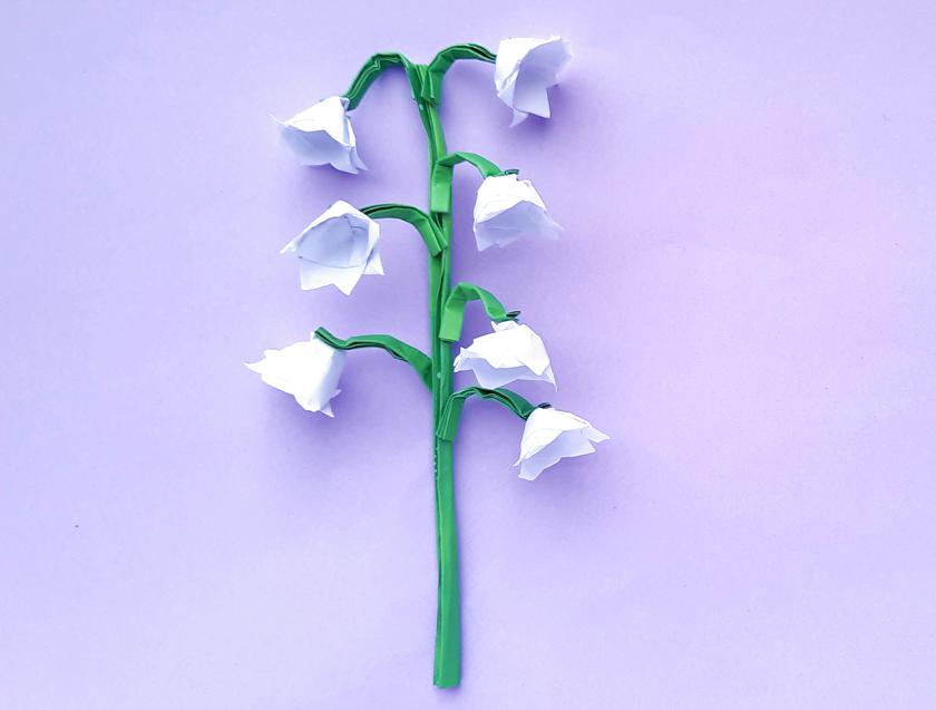 Origami Lily of the Valley