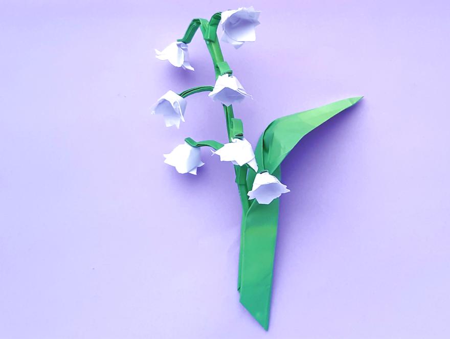 Origami Lily of the Valley