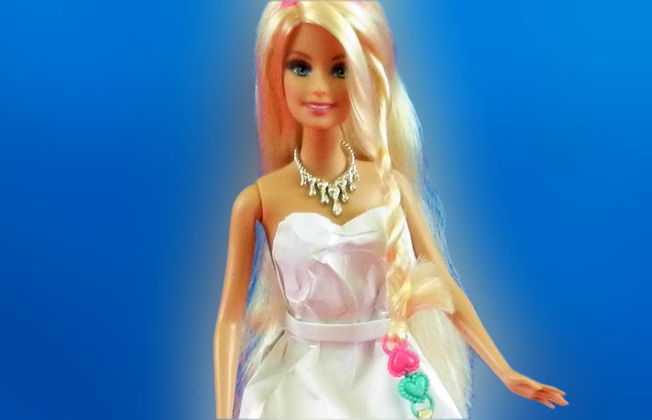 Barbie bruidsjurk van papier