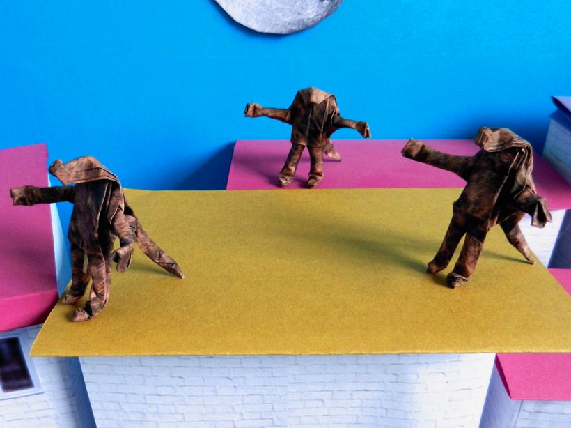 Origami weerwolven Origami weerwolven
