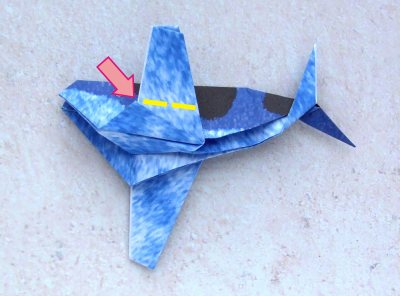 Origami Walvis vouwen Origami Walvis vouwen