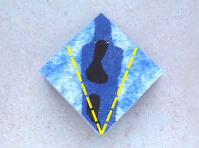 Origami Walvis vouwen Origami Walvis vouwen