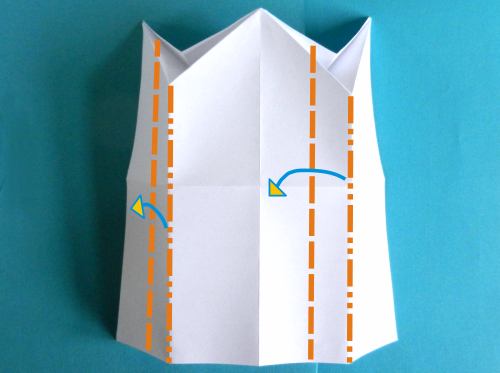 Fold an Origami dress Fold an Origami dress