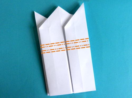 Fold an Origami dress Fold an Origami dress