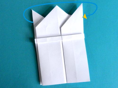 Fold an Origami dress Fold an Origami dress