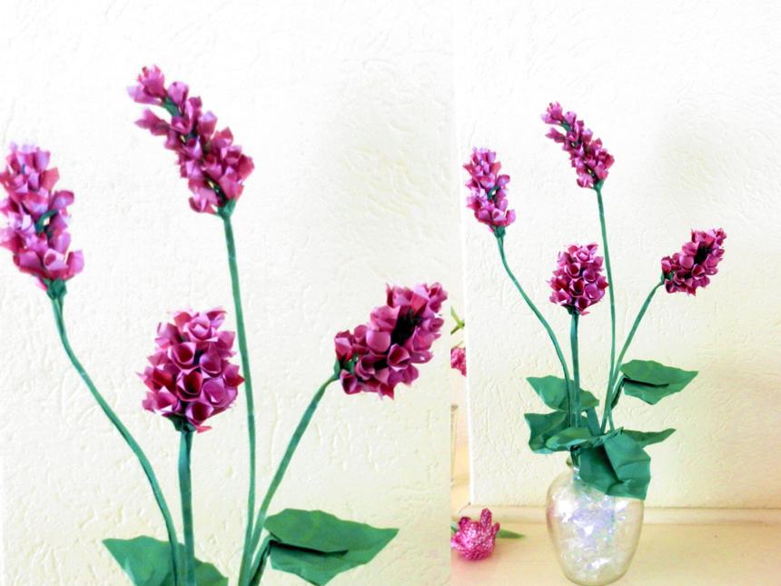 Origami wild flowers