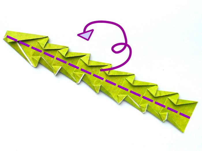 Treurwilg boompje van papier maken Treurwilg boompje van papier maken
