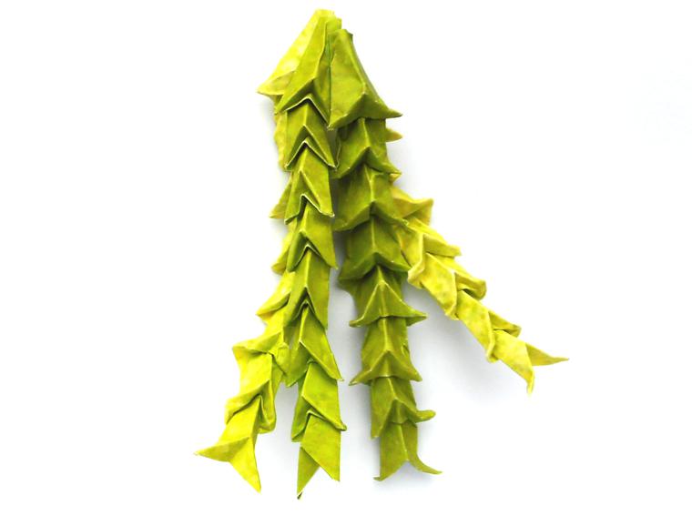 Origami Wilgenbladeren Origami Wilgenbladeren