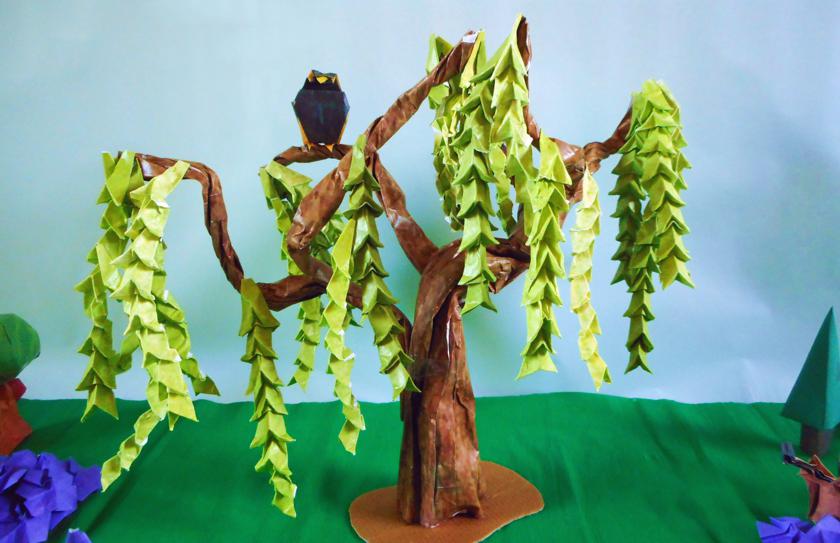 Origami Willow Tree