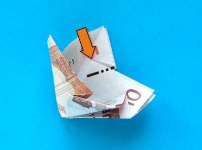 how to fold a money origami windmill