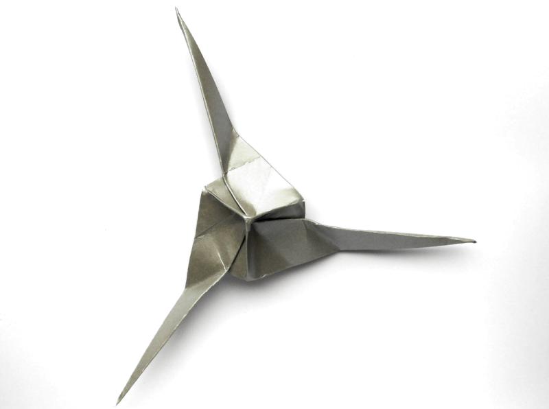 Origami rotor Origami rotor