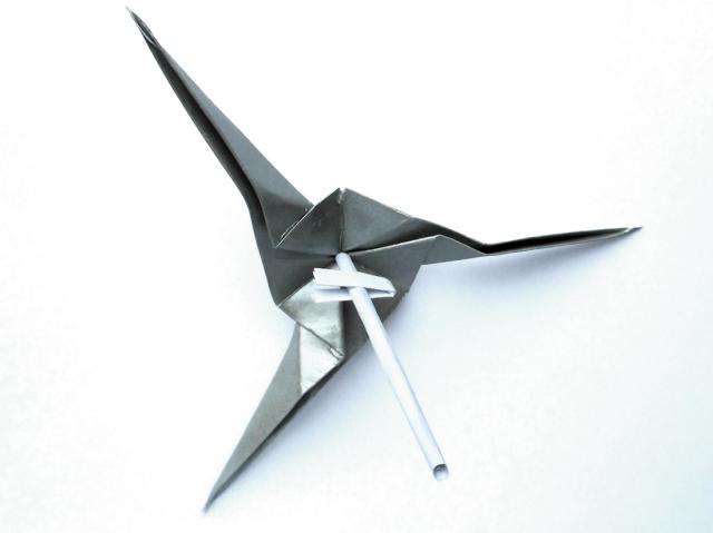 Windturbine van papier maken