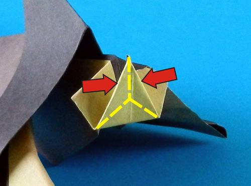 origami witch folding instructions