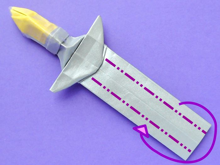 Make an Origami Witch Wand