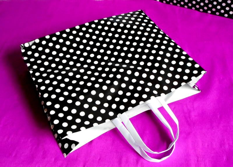 Boodschappentas met stippen Boodschappentas met stippen