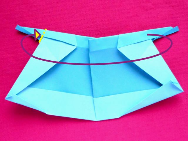 Make an Origami wrap skirt