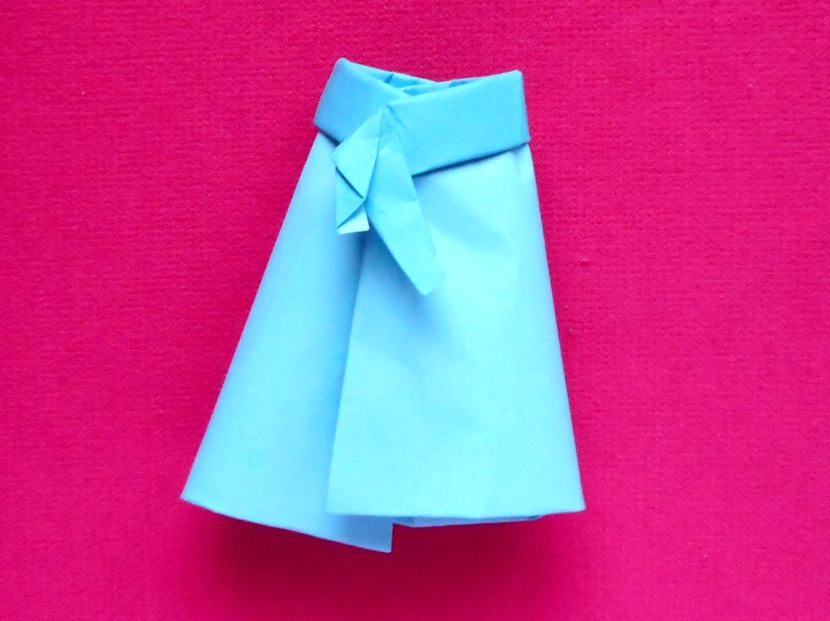 Origami wrap skirt Origami wrap skirt