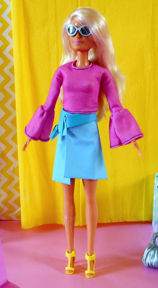 Origami wrap skirt Origami wrap skirt