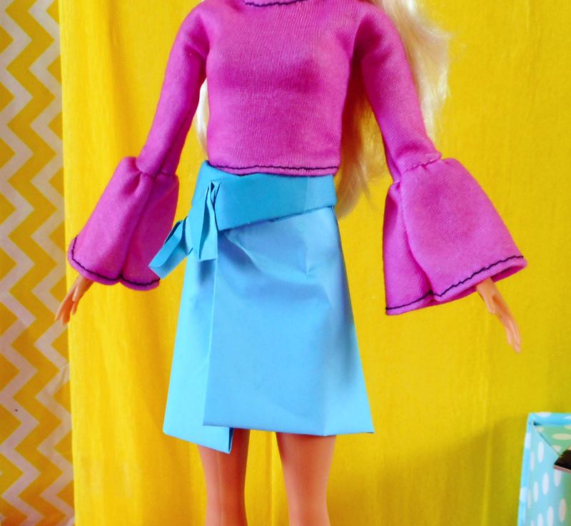 Origami wrap skirt Origami wrap skirt