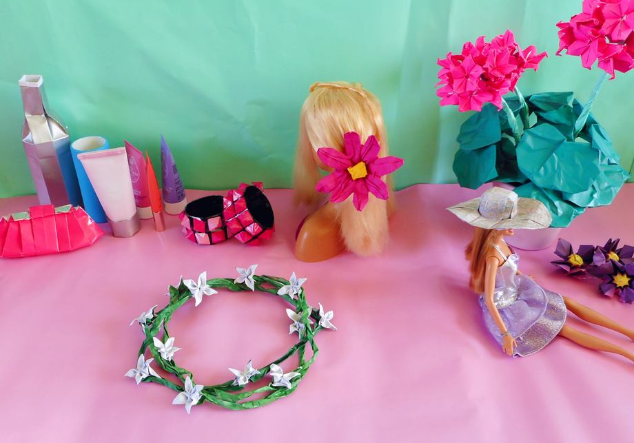 Origami fashion accessories Origami fashion accessories