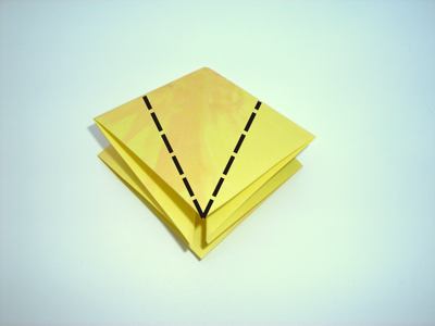 origami diagrammen van een geel bloemetje origami diagrammen van een geel bloemetje