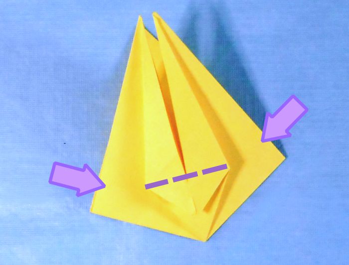 Fold an Origami Iris Flower