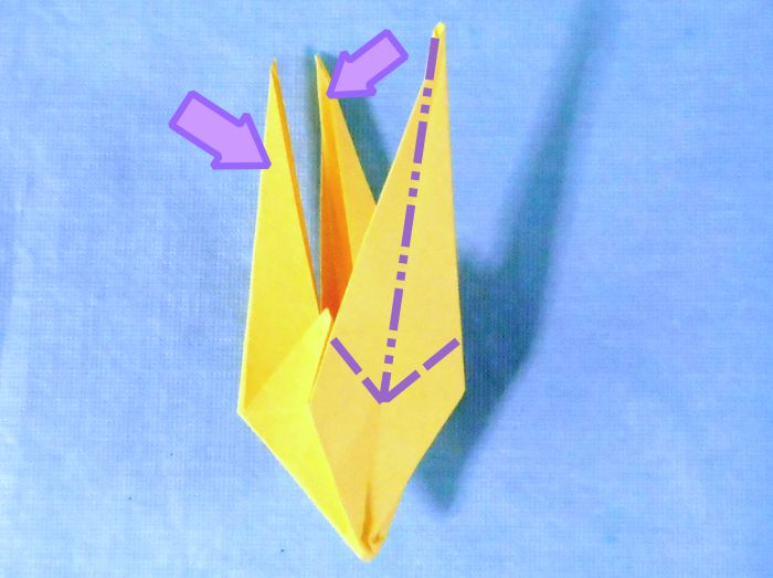 Fold an Origami Iris Flower