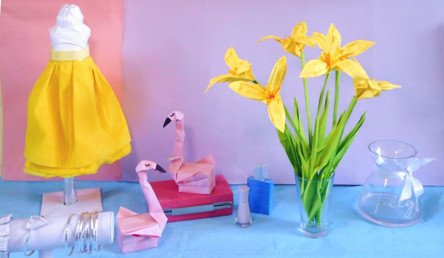 Origami Iris Flowers Origami Iris Flowers