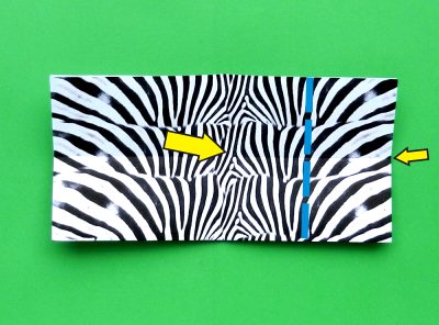 een zebra knutselen met papier