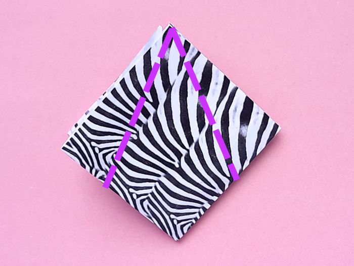 Origami Zebra Vouwen