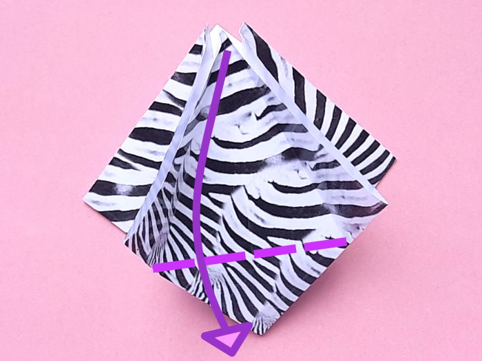 Origami Zebra Vouwen