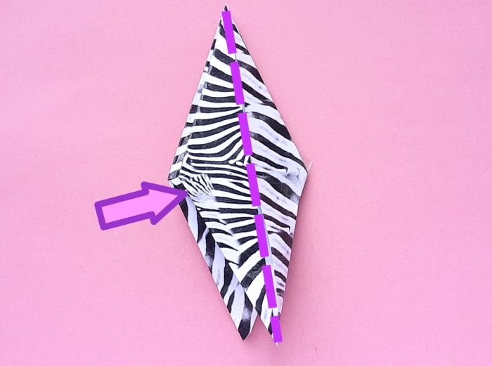 Origami Zebra Vouwen