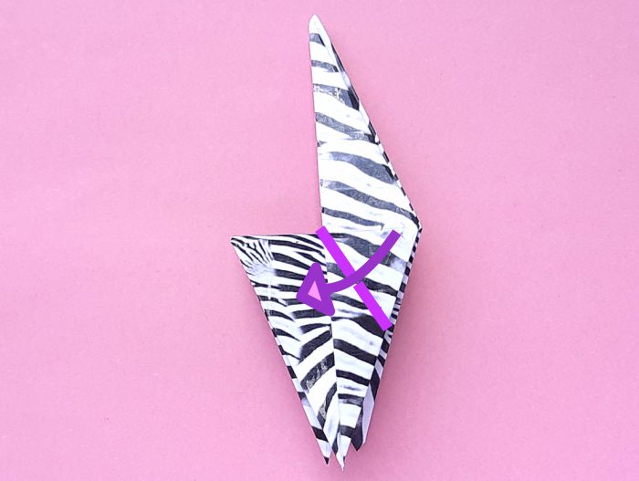 Origami Zebra Vouwen