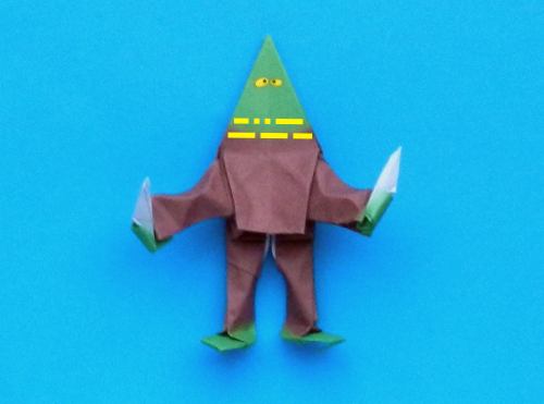 Origami Zombie maken