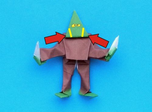 Origami Zombie maken