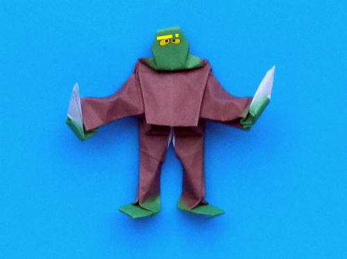 Origami Zombie maken