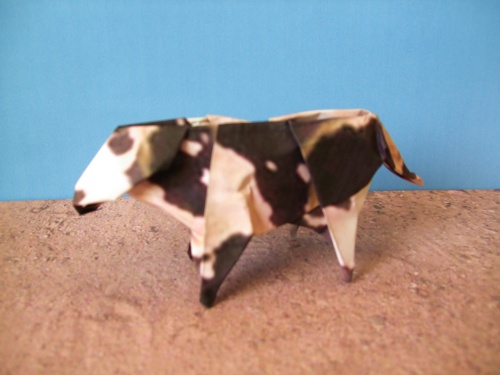 origami cow