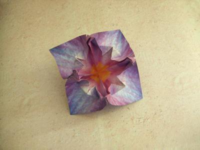 Origami flower