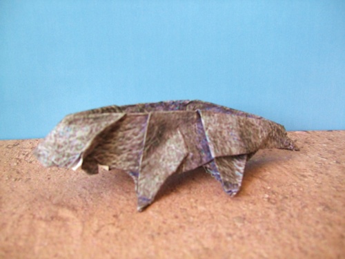 origami lizard try-out