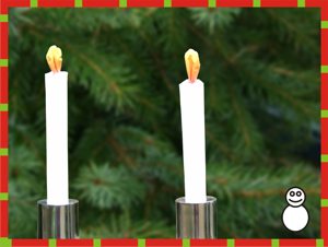 uitprintbaar kerstkaartje met twee kaarsen uitprintbaar kerstkaartje met twee kaarsen