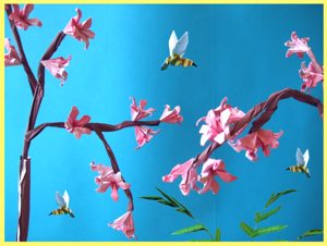uitprintbaar kaartje met kersen bloesems uitprintbaar kaartje met kersen bloesems
